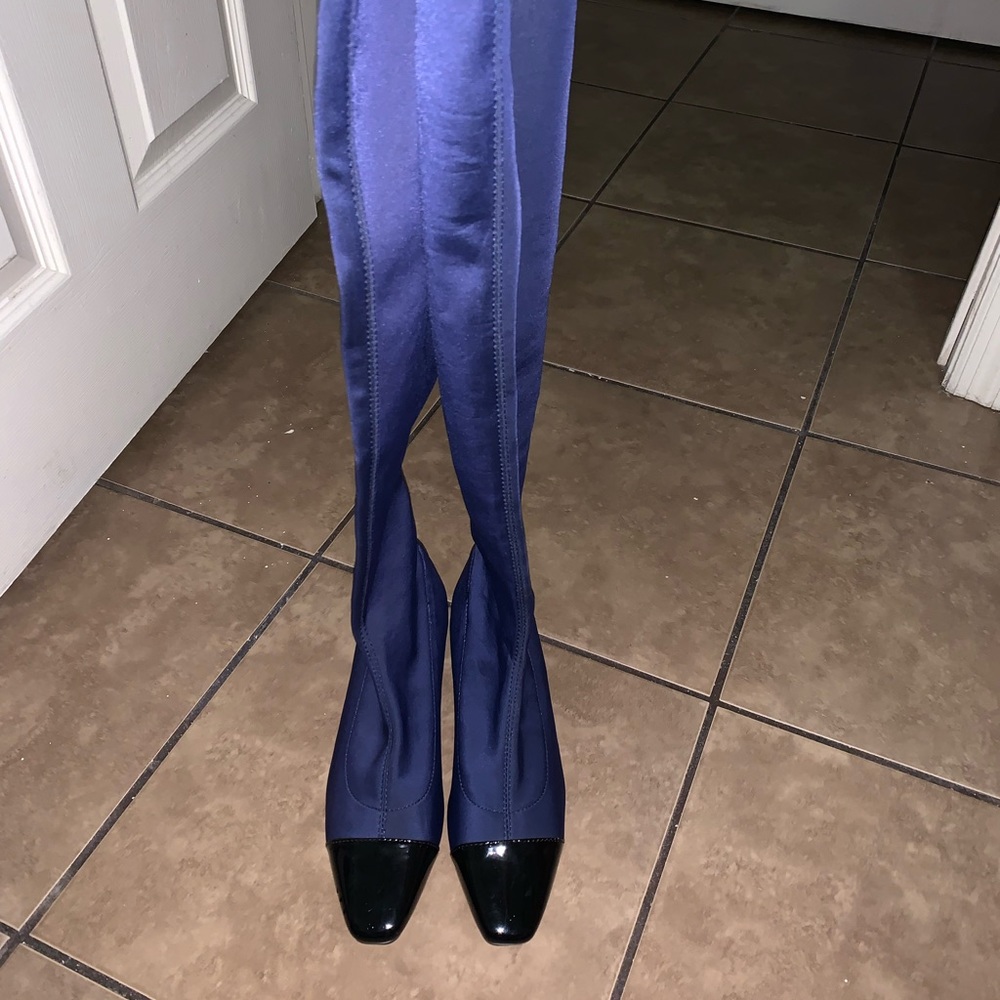 Brand new flat heel thigh high boots